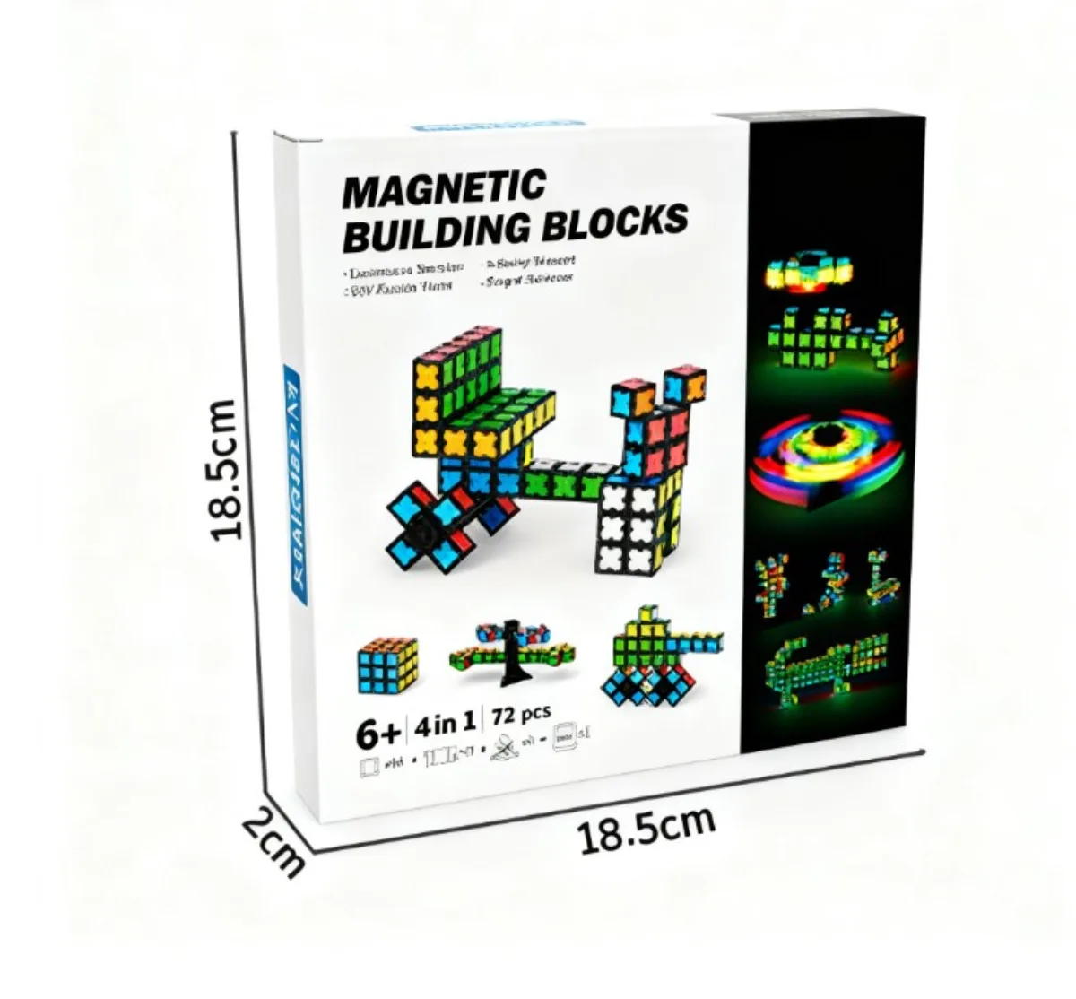 Fidget Spinner Toy – Transformable en Cube Infinite, jouet sensoriel anti-Stress pour enfants, cadeau de puzzle créatif