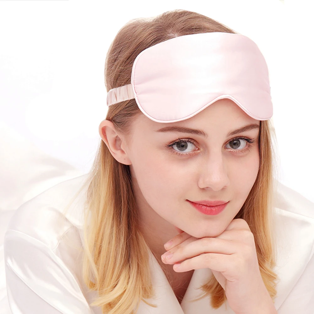 3D Satin Fabric Sleeping Eye Mask Shade Soft Sleep Mask Eye Patch Breathable Eyeshade Sleeping Bandage on Eyes For Sleeping