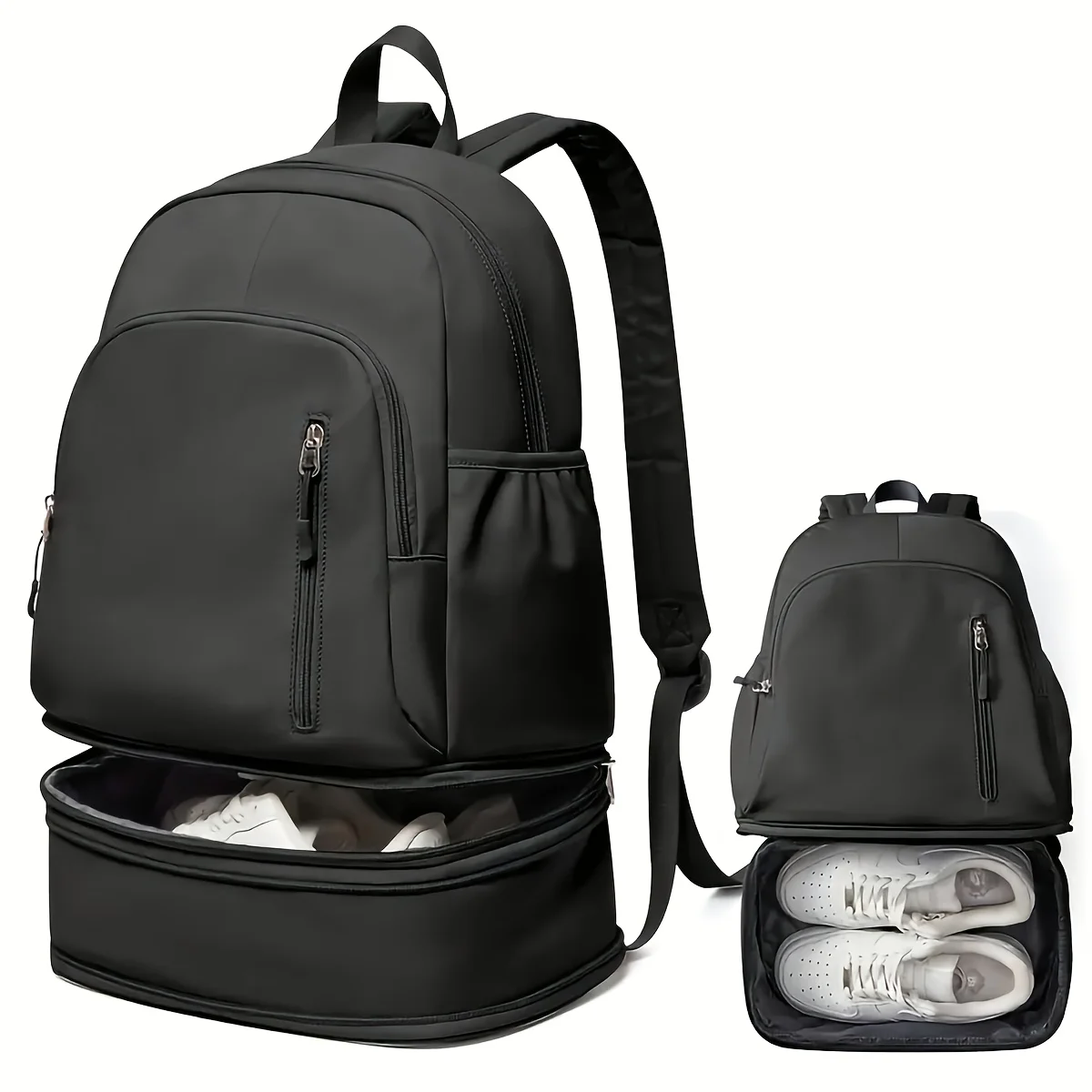 Large Capacity Backpack with Independent Shoe Compartment Unisex Laptop Bag Multifunctional Gym And Sports Bag Commuter Backpac