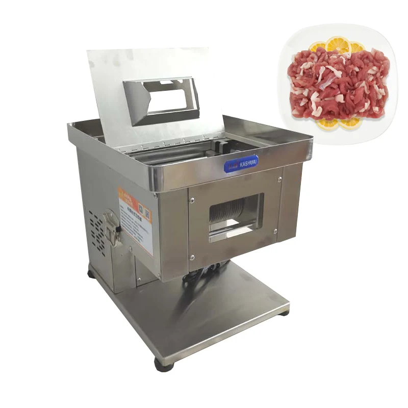 Stainless Steel Commercial Meat Slicer Machine High-Power Automatic Slicing Shredding Dicing Meat Cutting Machine
