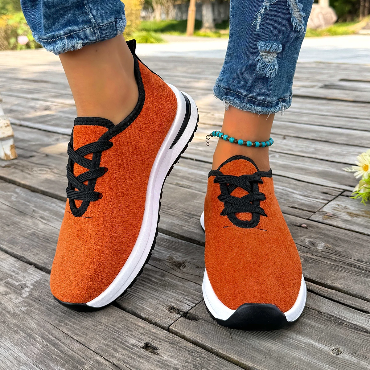

Autumn Winter Unisex Flannel Warm Casual Shoes Women's Comfortable Fleece-lined Sneakers Large Size Thick-soled Sports Shoes