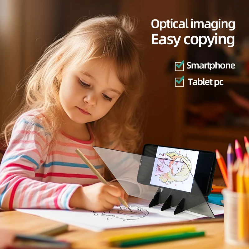 Projectie Kopieerbord Tekening Schets Licht Schaduw Multifunctioneel Doorschijnendheid Tekentafel Schilderen Speelgoed Voor Kinderen Cadeau