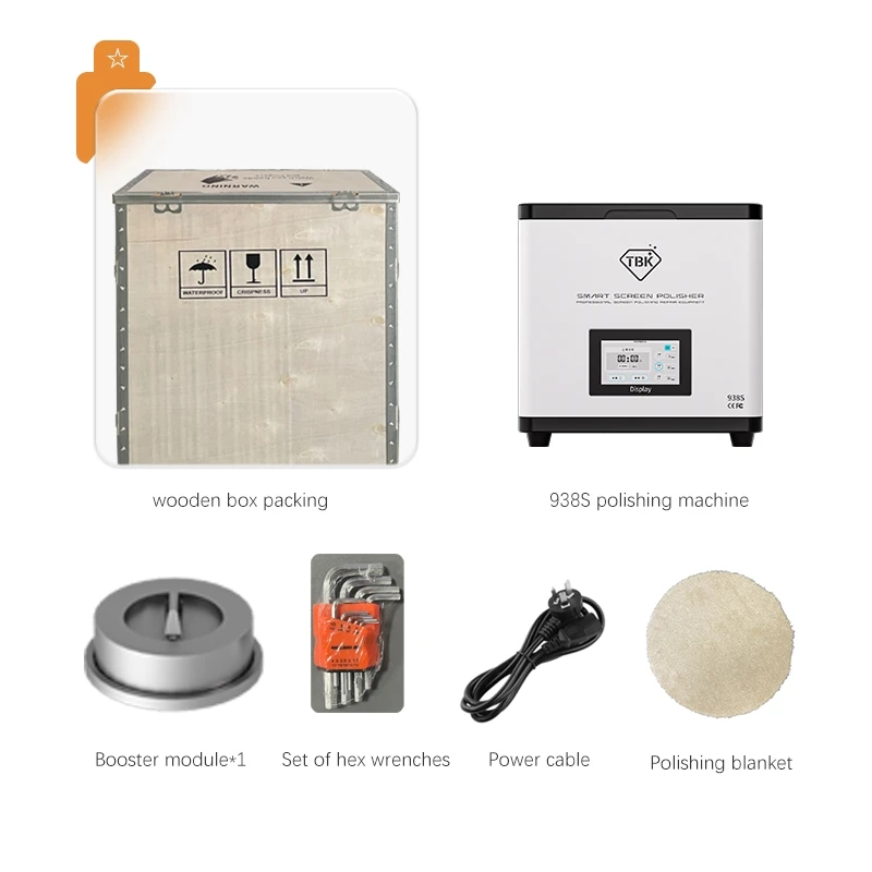 LYBGA Water Grinding Mill Polishing Machine Desktop LY-TBK 938S  Intelligent OCA LCD for Mobile Phones LCD Screens Glass