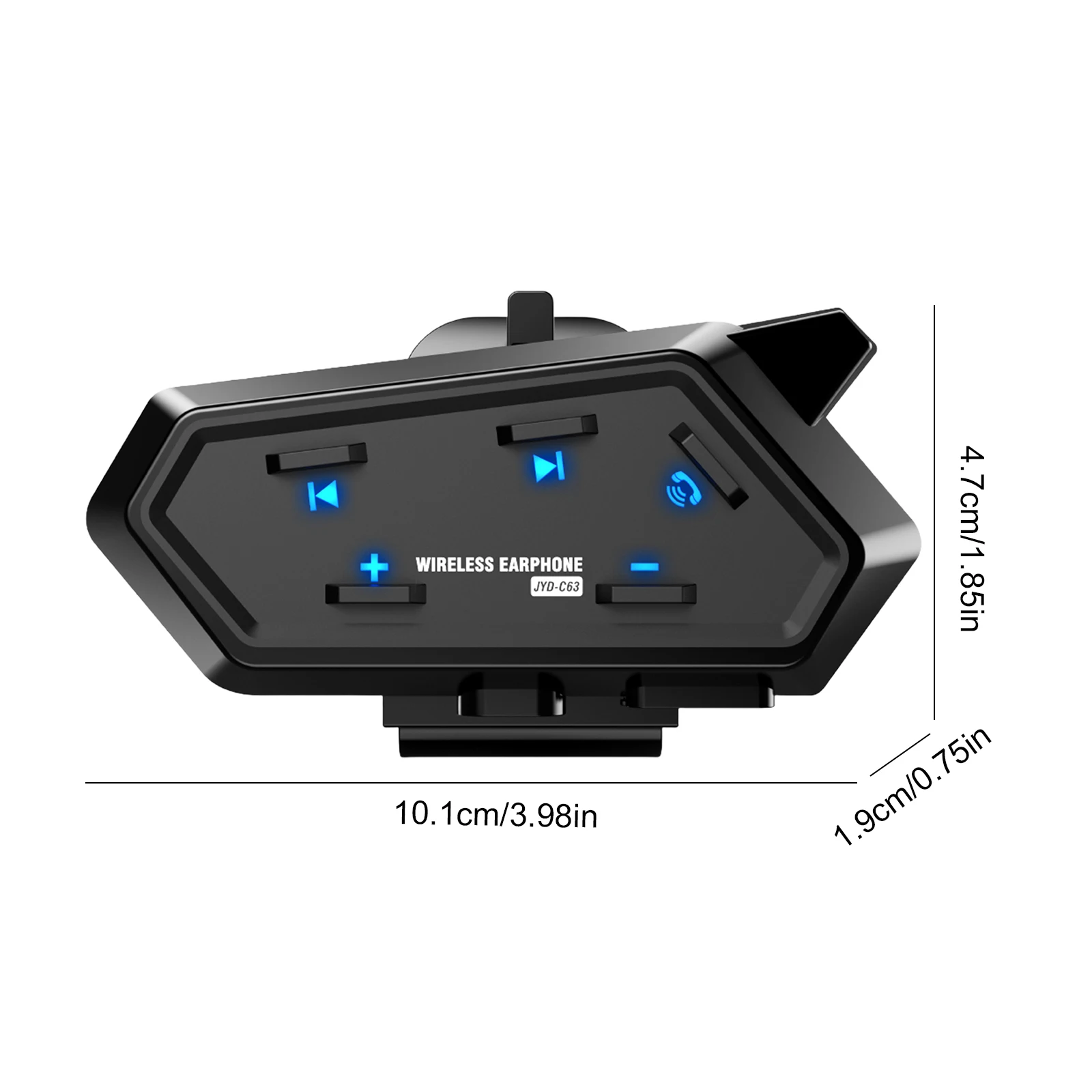 سماعات خوذة الدراجة النارية، سماعات رأس لاسلكية BT متوافقة مع جميع الخوذات