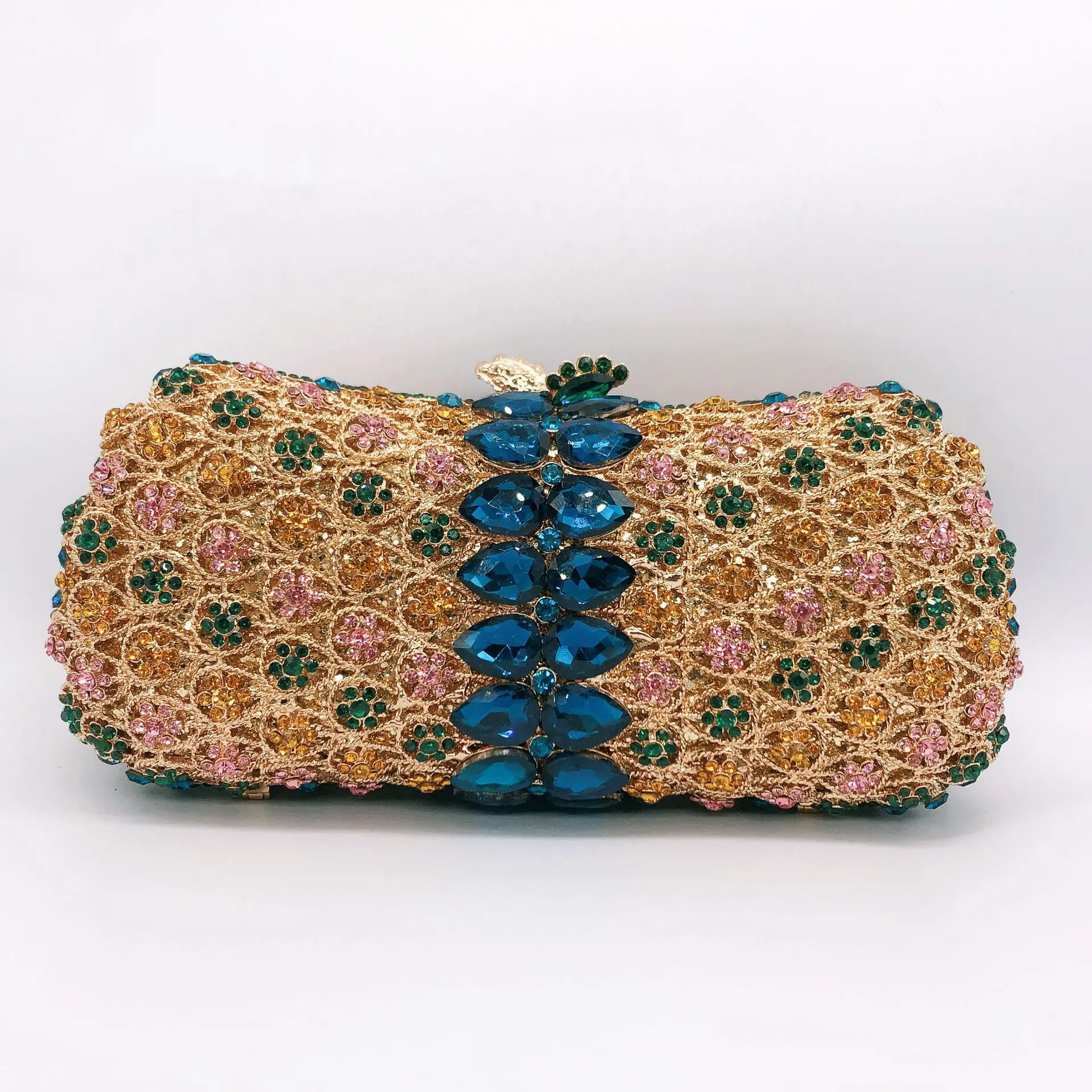 Luxus Kette Diamanten Handtasche Designer Braut Party Abend Geldbörsen mit Strass weibliche Handtasche mit bester Qualität