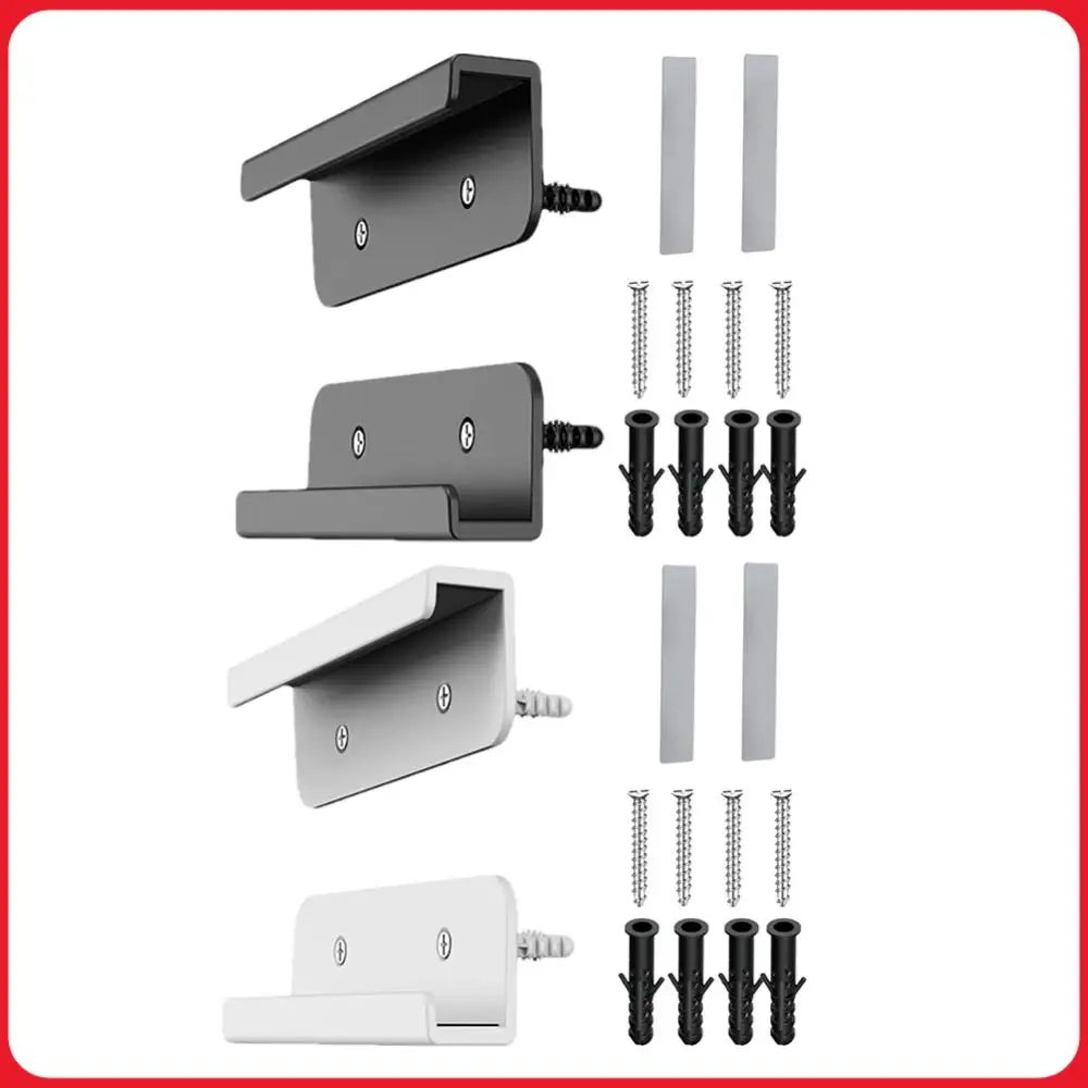 2 Pcs Tablet Wall Mount Fixed by Adhesive Or Screw Wall Mount Bracket for Tablet/Mobile Phone/E-Reader/Remote Control