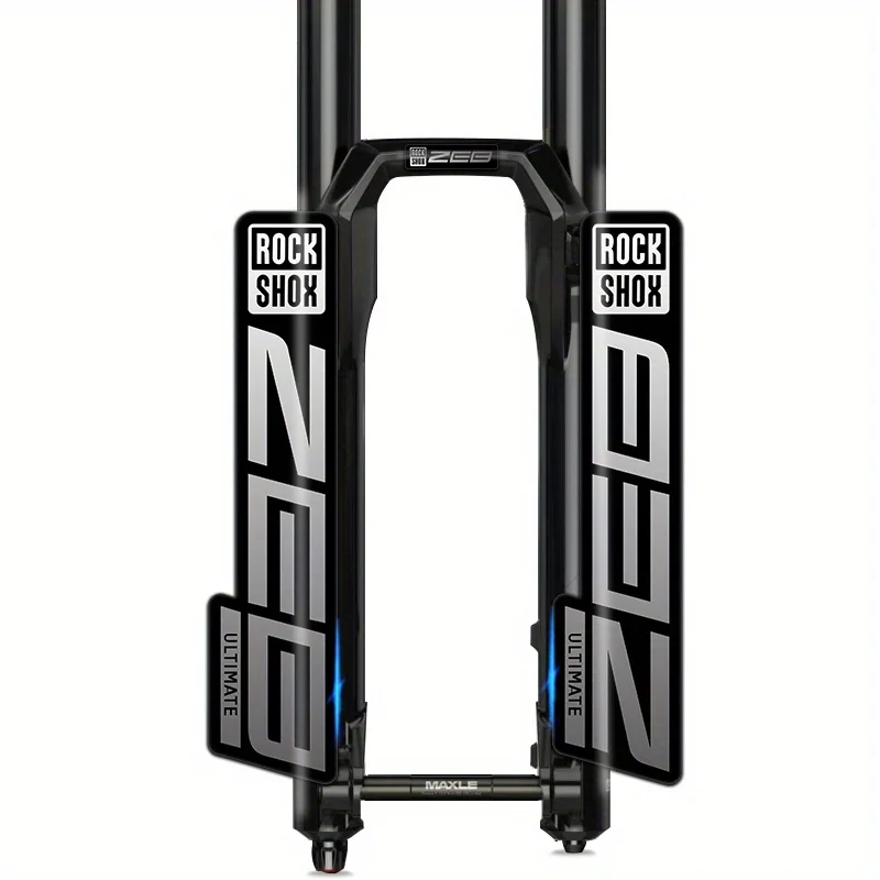 ملصق شوكة RockShox ZEB ULTIMATE ملصق حماية أزرق مقاوم للخدش لصيانة الدراجة الجبلية #5