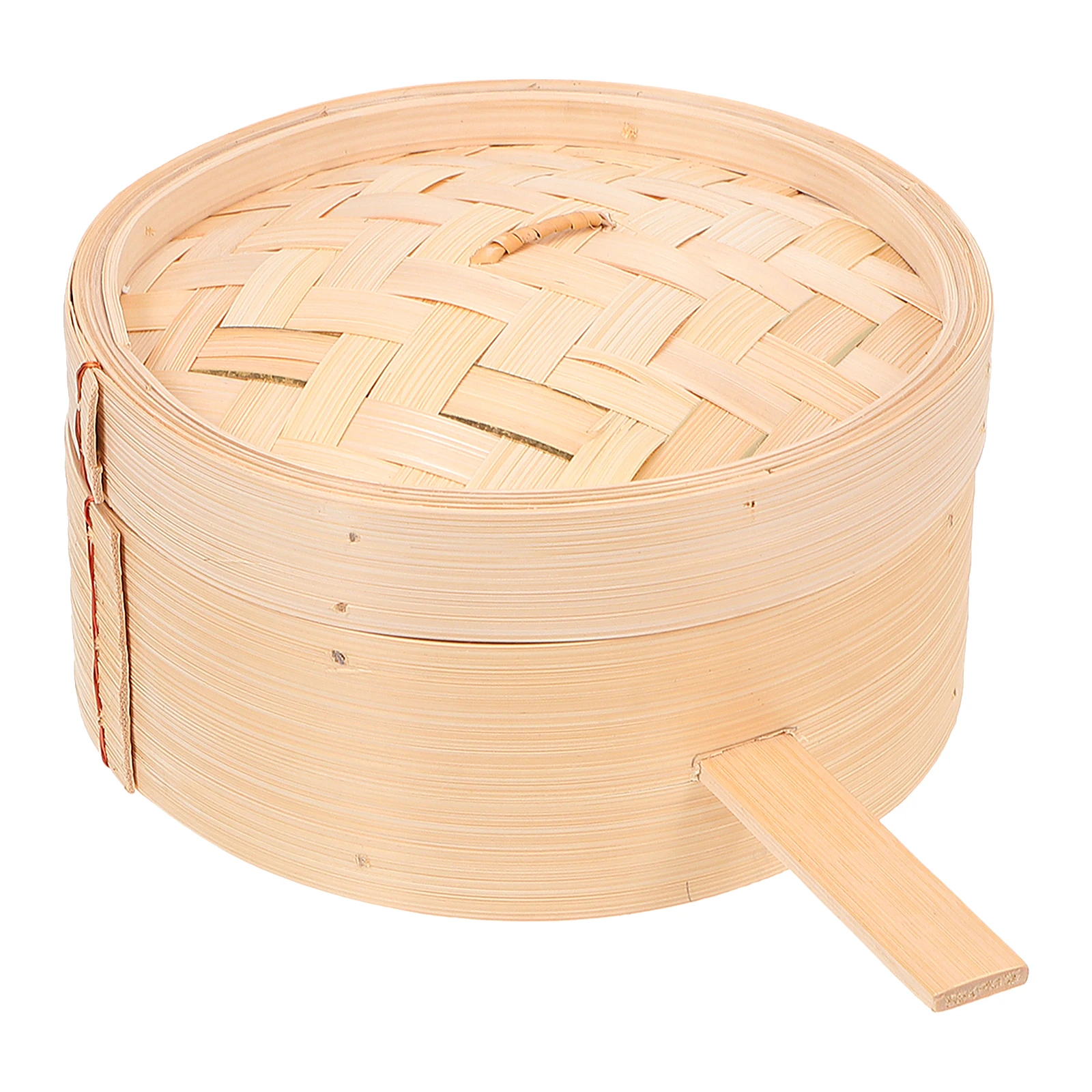 

1pc Bamboo Steamer Food Basket Healthy Diet Vegetable Bamboo Steamer Fish Meat Non-sticky Easy Clean Aesthetic