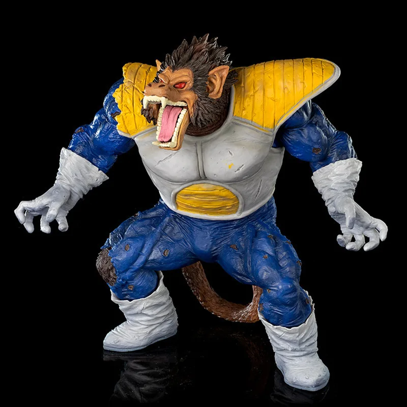 43cm Dragon Ball Theatrical Version Become A Golden Ape Gorilla Vegeta Goku Anime Figure Statue Model Ornament Christmas Gifts