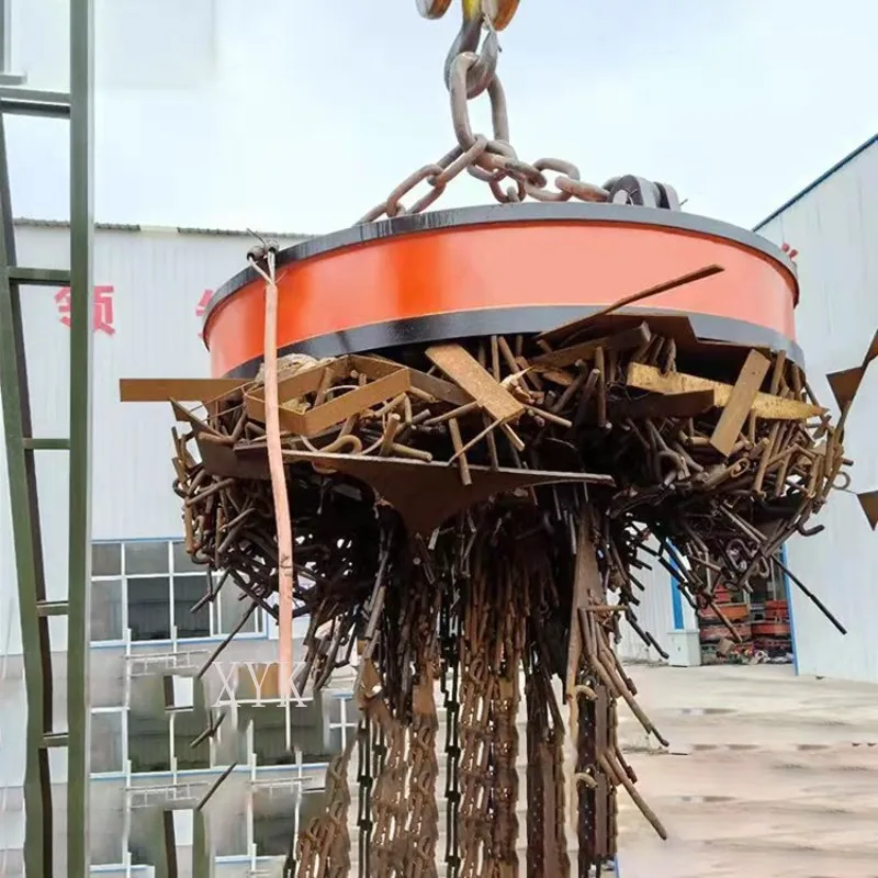 Customized Suspension Type Electromagnetic Chuck Crane Overhead Crane Special Electromagnetic Lifter