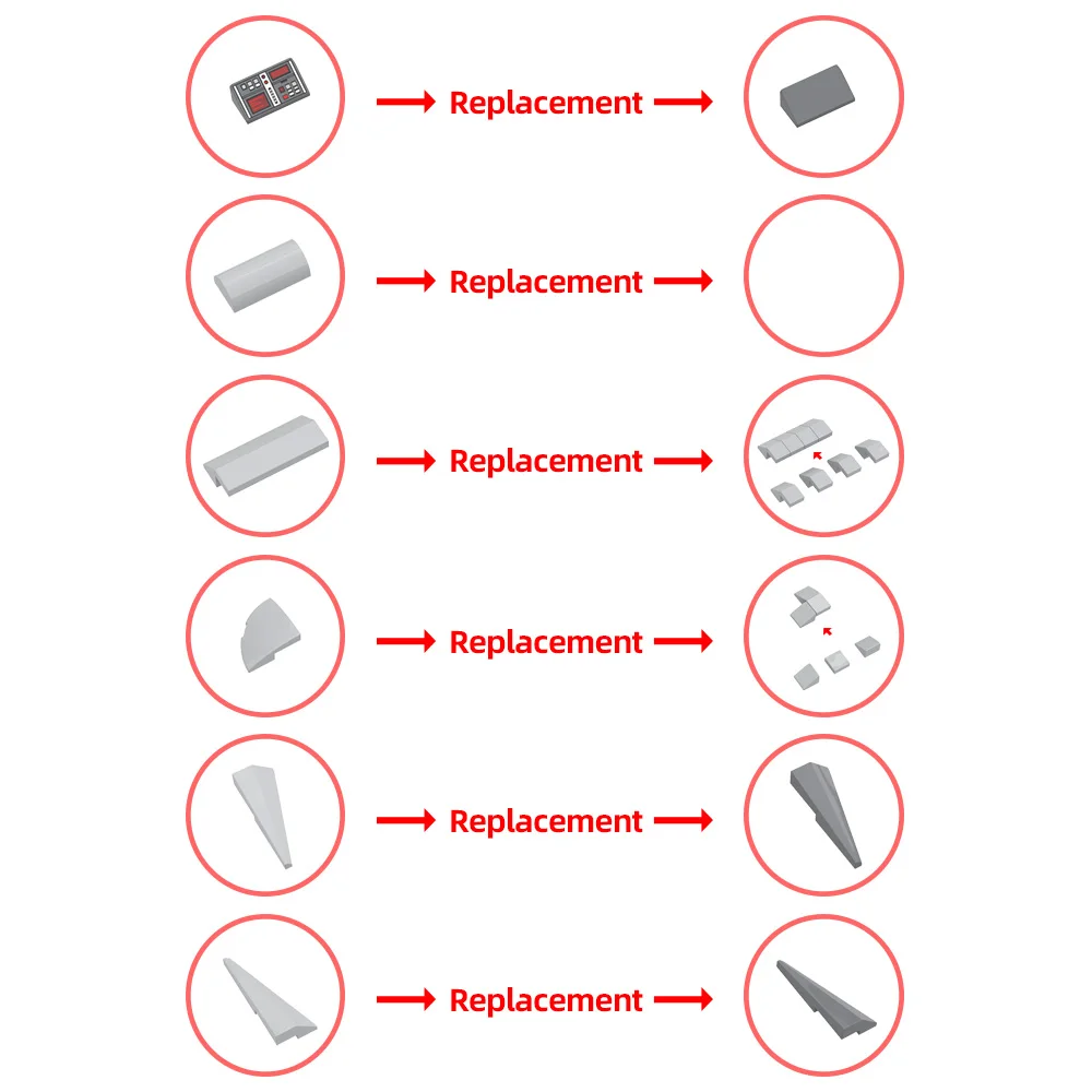 

Gobricks MOC-231857 RX-200 Falchion (Republic Stun Tank) Building Blocks Toys Gifts