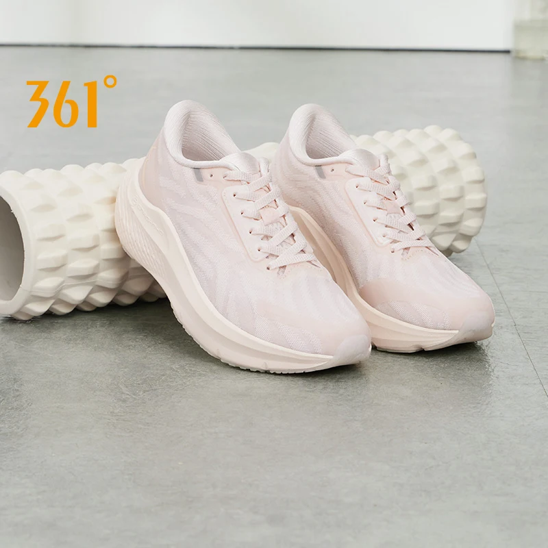 

361 Degrees Women Running Shoes Lightweight WearResistant Rocking Shock Absorbing Breathable Soled Female Sneakers 682432203