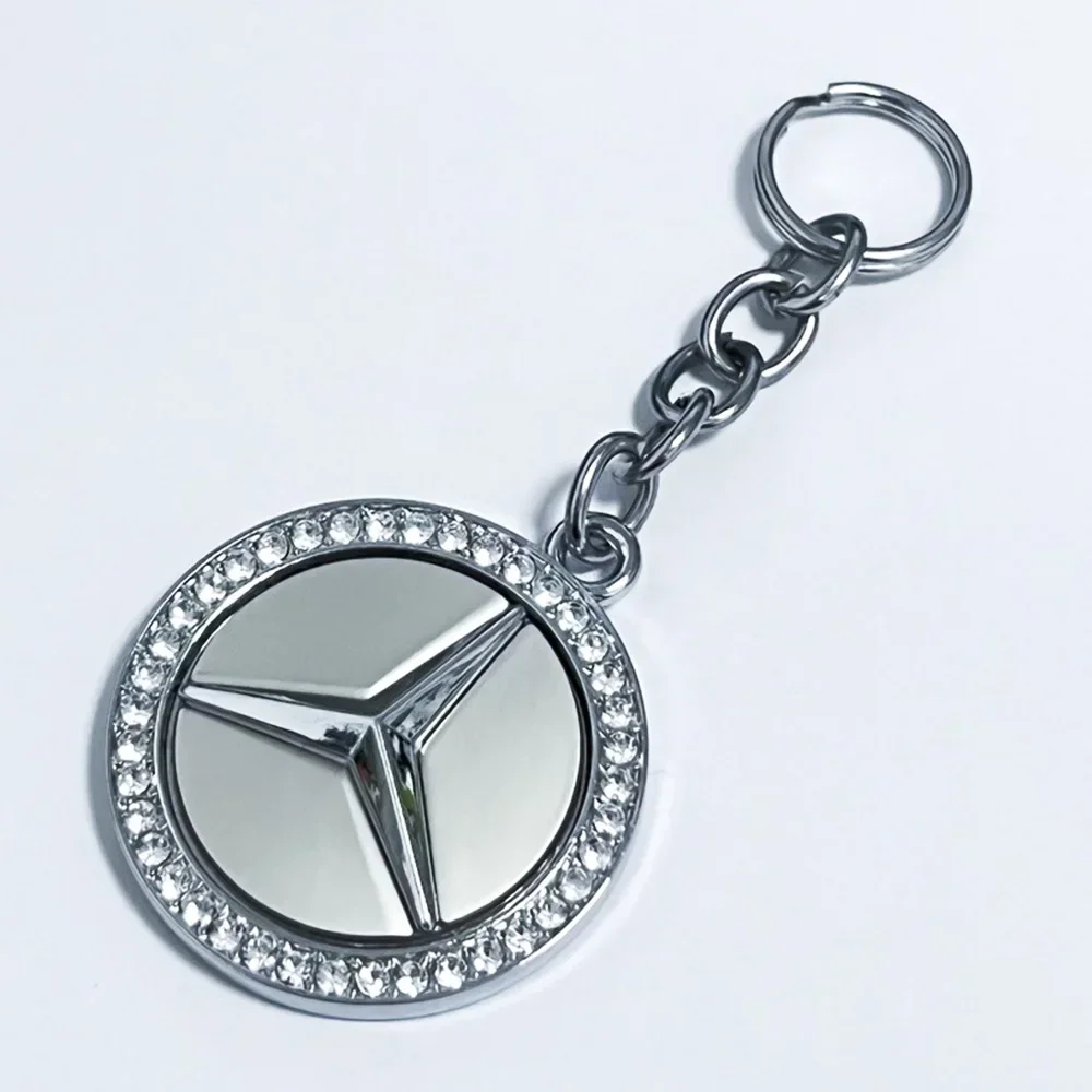 Zinc Alloy Key Ring Accessories For Mercedes Benz AMG Smart W108 W124 W126 W140 W168 W169 W176 W177 W203 W204 Keychain Pendant