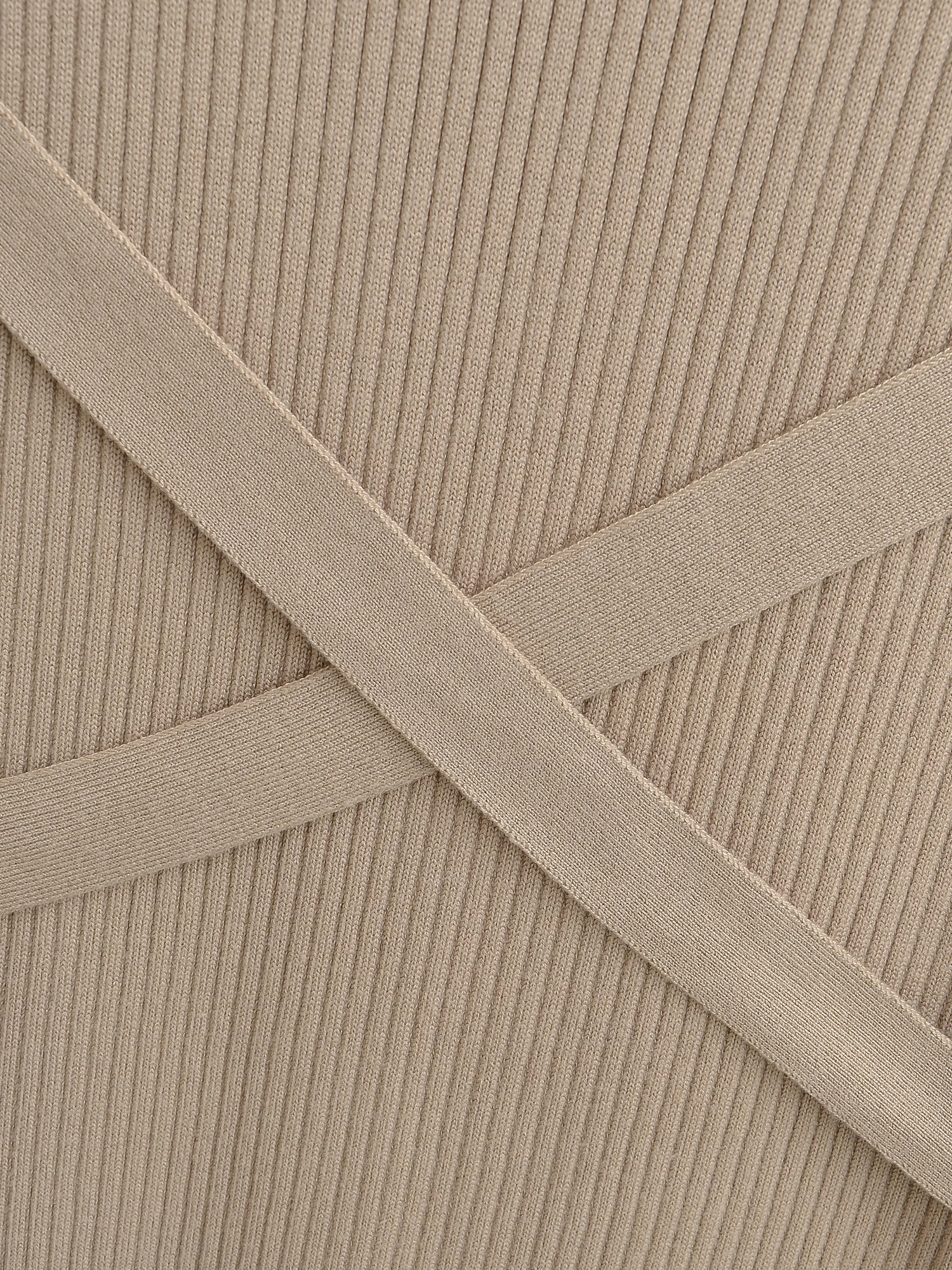 

Сексуальный вязаный жилет American Sle Dr с высокой талией и застежкой на талии, женский комплект из двух предметов, круглый костюм Ne Slim Fit, осень...