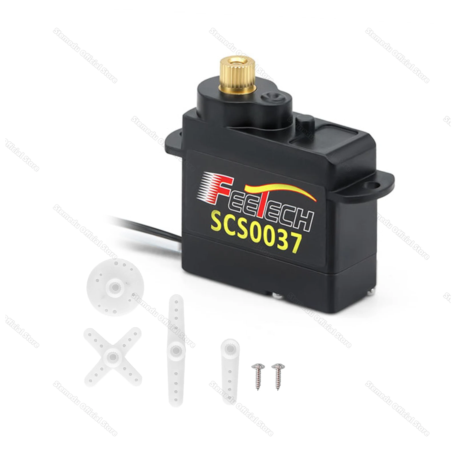 Feetech SCS0037 6V 3.7g TTL Metal Gear Serial Port Micro Coreless Motor Servo 1.8kg.cm para RC Helicóptero/Robot/STEAM Education