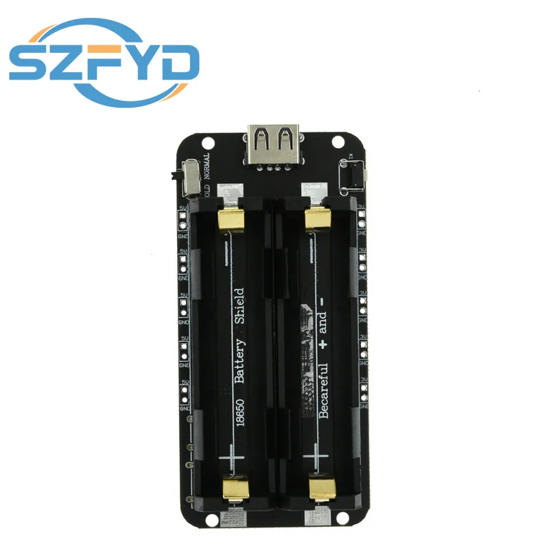 ESP32 ESP32S ESP32-S3 For Wemos For Raspberry Pi 18650 Battery Charge Shield Board V3 Micro USB Port Type-A USB 0.5A image 6