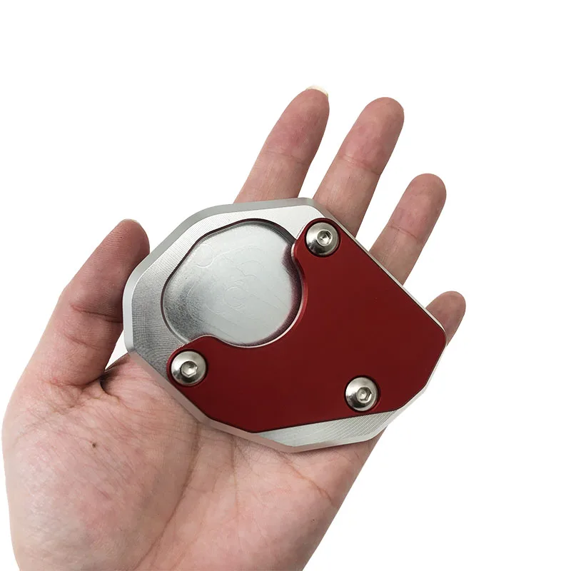 Fit For Trident 660 TRIDENT660 2021 2022 2023 Aluminum Kickstand Enlarge Plate Foot Side Stand Enlarger Extension Support Pad