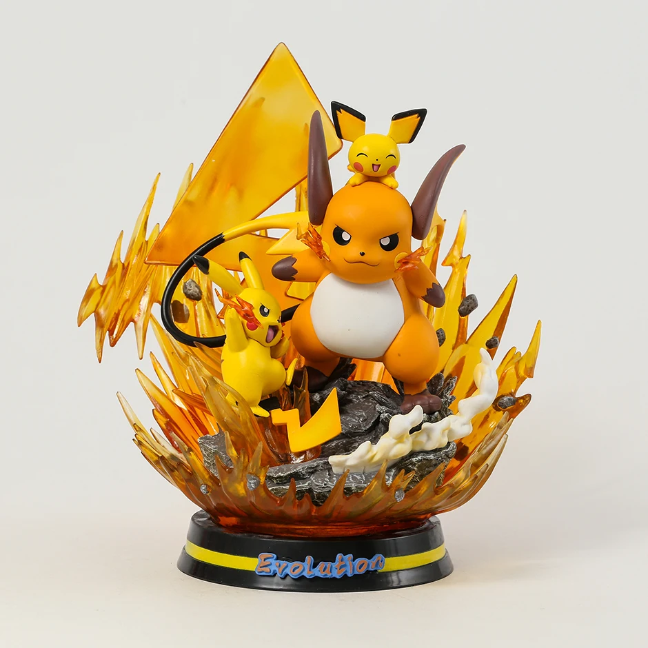 Descubra a Linha Evolutiva Pikachu: Uma Coleção Iluminada de Pichu, Pikachu e Raichu