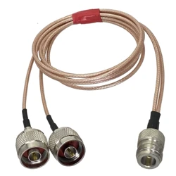 N Female Jack to 2 X N Male Plug Connector cable Splitter Combiner Y type Cable Pigtail RG316 6/8/12/20inch/3FT/6FT/10FT
