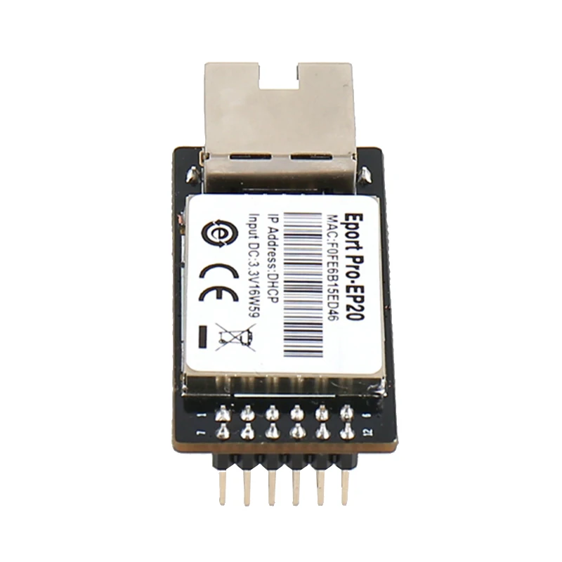 Eport-servidor de rede ethernet, módulo ethernet, porta serial ttl, porta serial para ethernet, dhcp, 3.3v, tp, ip