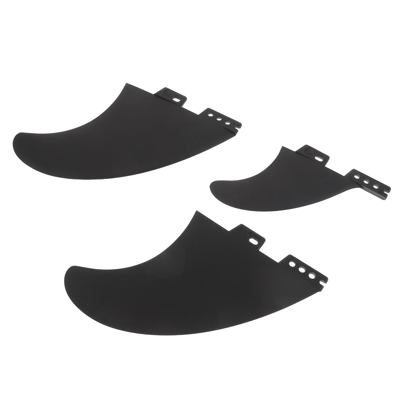 

1 set 1 Set Universal Sup Fin Replacement: Inflatable Paddle Board Center Fin Detachable For Surfing Kayak Dock Tail Black