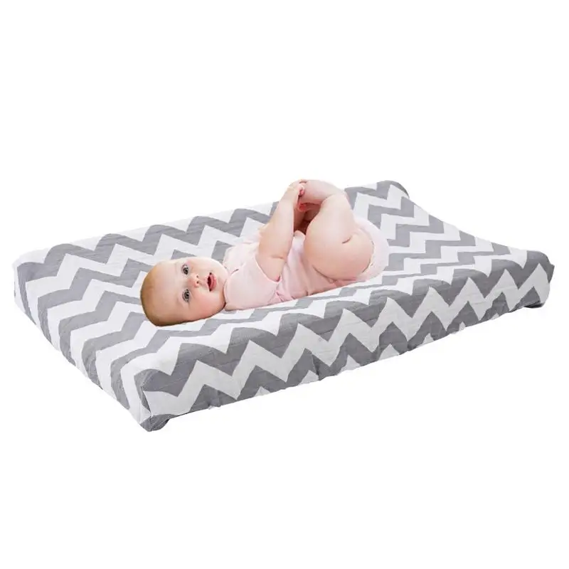 

Changing Table Pad Cover Cotton Soft Breathable Changing Table Cover Waterproof Diaper Changing Mat Sheets Fit 32X 16 Pad