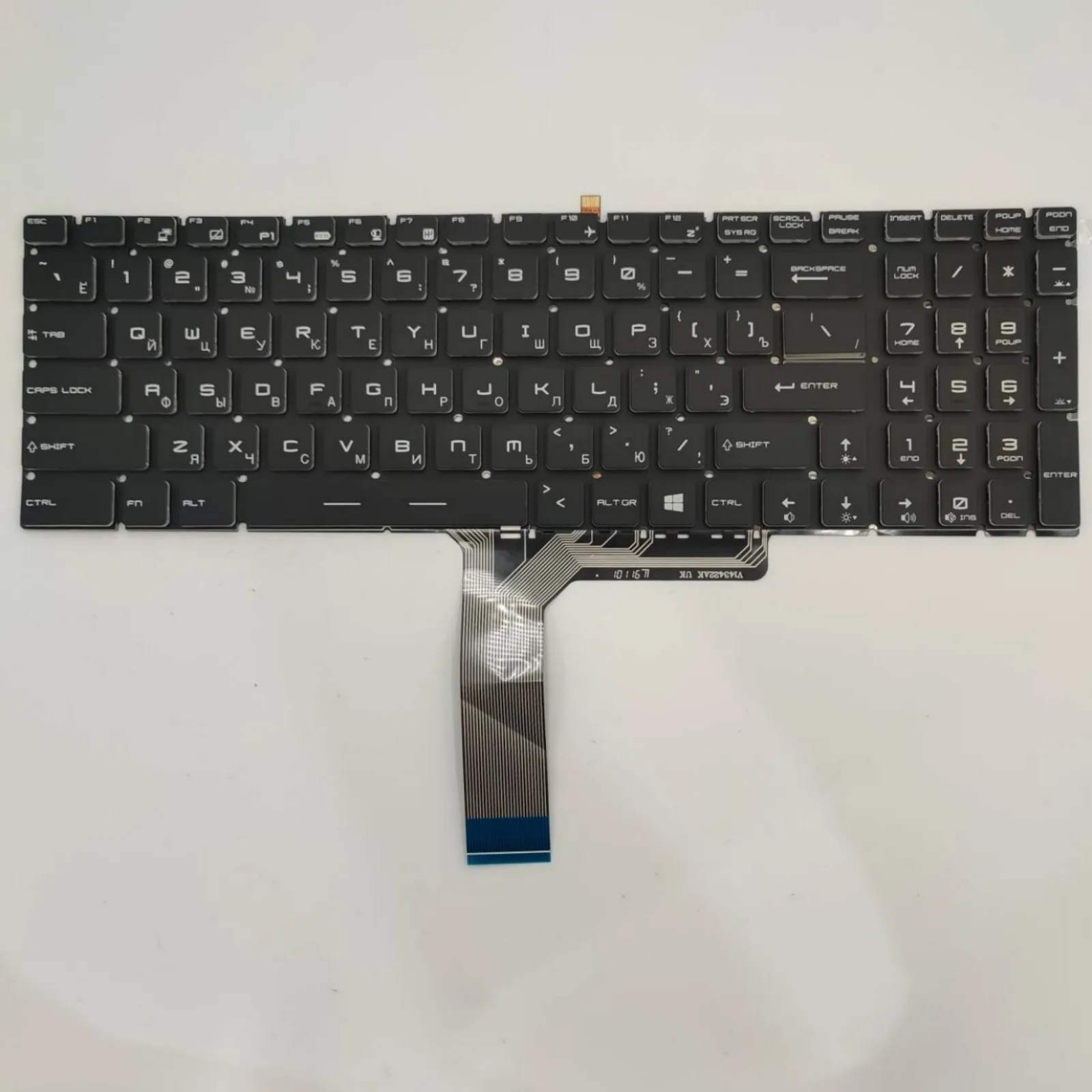 

US RU Layout for MSI GP65 GL75 GF75 GS75 GP75 GT76 GE63VR GV62 MS-16P1 laptop keyboard