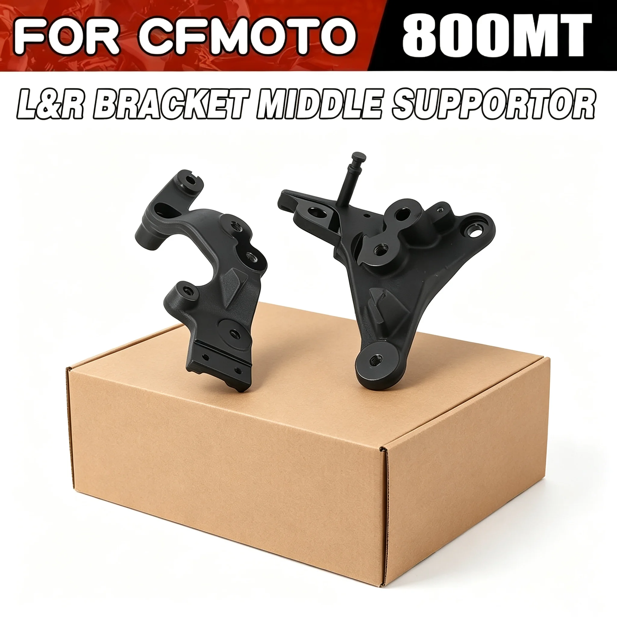 For CFMOTO 800MT Left&Right Bracket Moto Part Middle Supportor MT800 CF800-5 Center Support Mounting Base Motorcycle Accessories