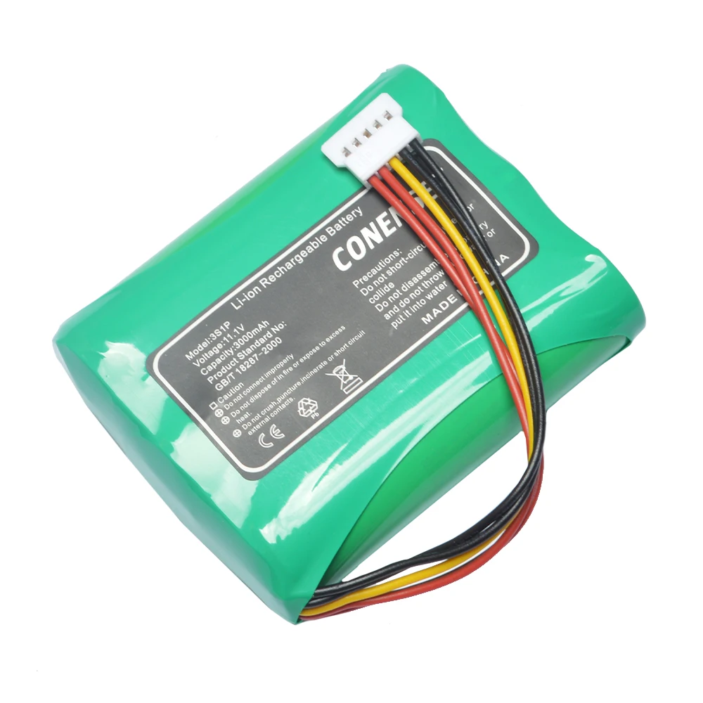 بطارية 10.8 فولت 3400 مللي أمبير في الساعة C406A1 3INR19/66 لمكبر الصوت اللاسلكي مارشال ستوكويل 2 II 2nd بلوتوث أسود