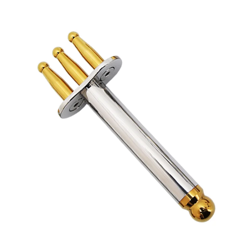Massage Tool For Body Magnetotherapy Acid Discharge Pen Three Heads Magnetic Fork  Magnetic Point Meridian Massage Stick