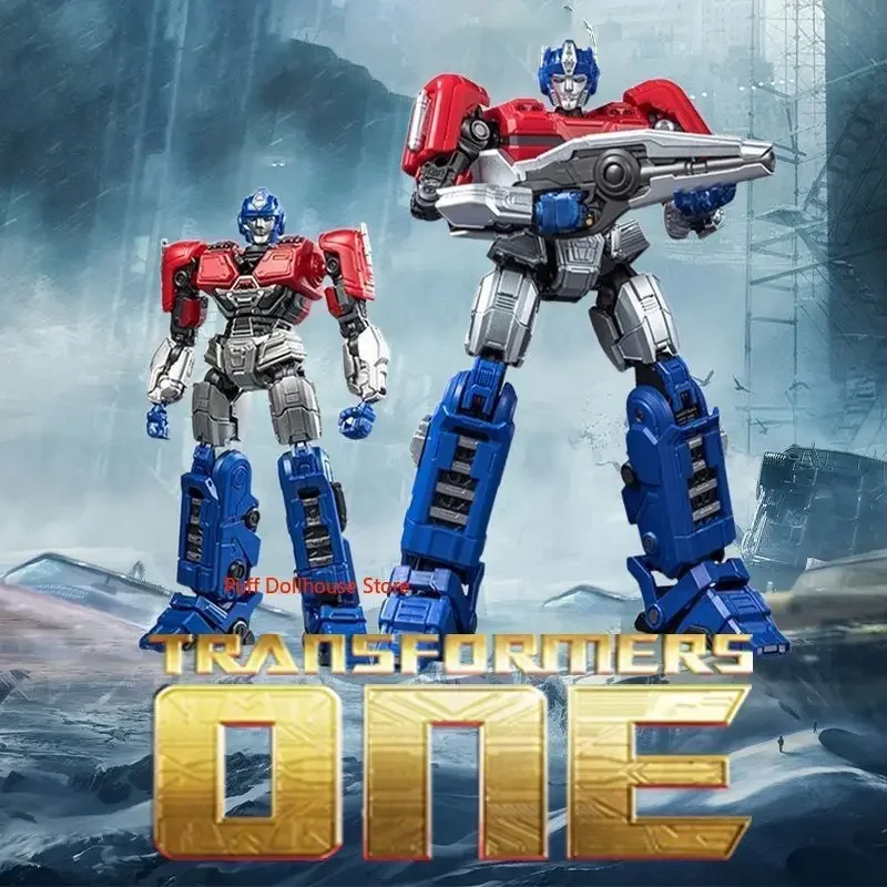 Originele Transformers 8 Origins een AMK Optimus Prime Megatron Bumblebee Alita anime figuur model speelgoed promotie cadeau collectie