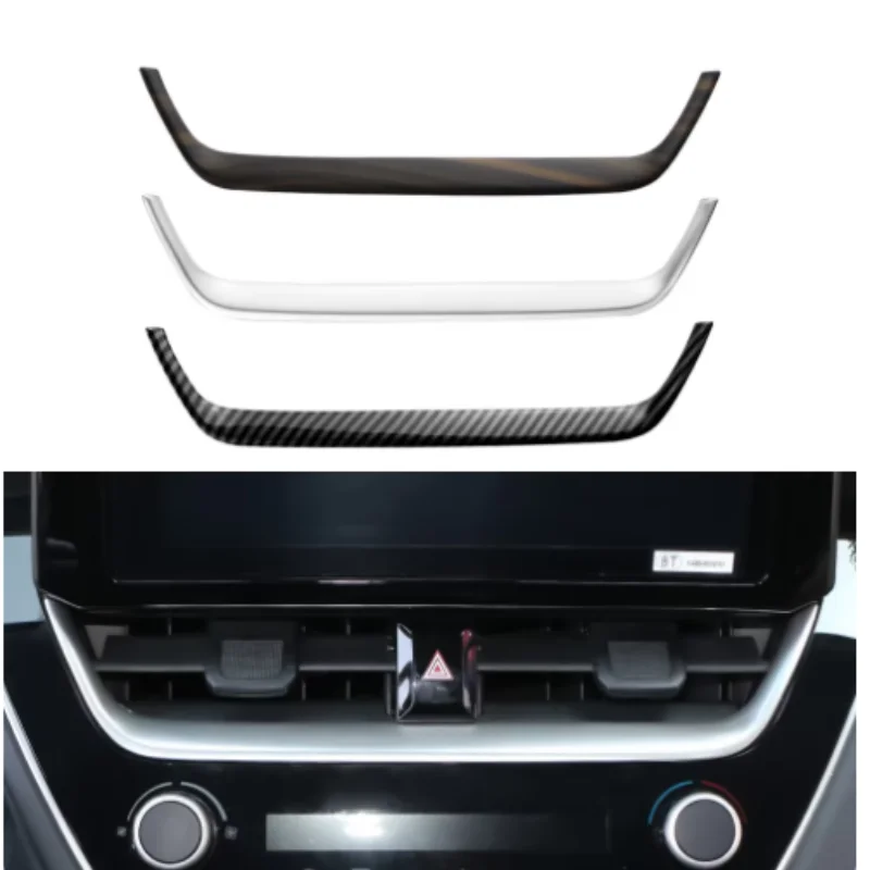 

Navigation Cover Trim Strip For Toyota Corolla E210 2019 2020 2021 2022 Car Stick Styling Accessories Interior Decoration Fram