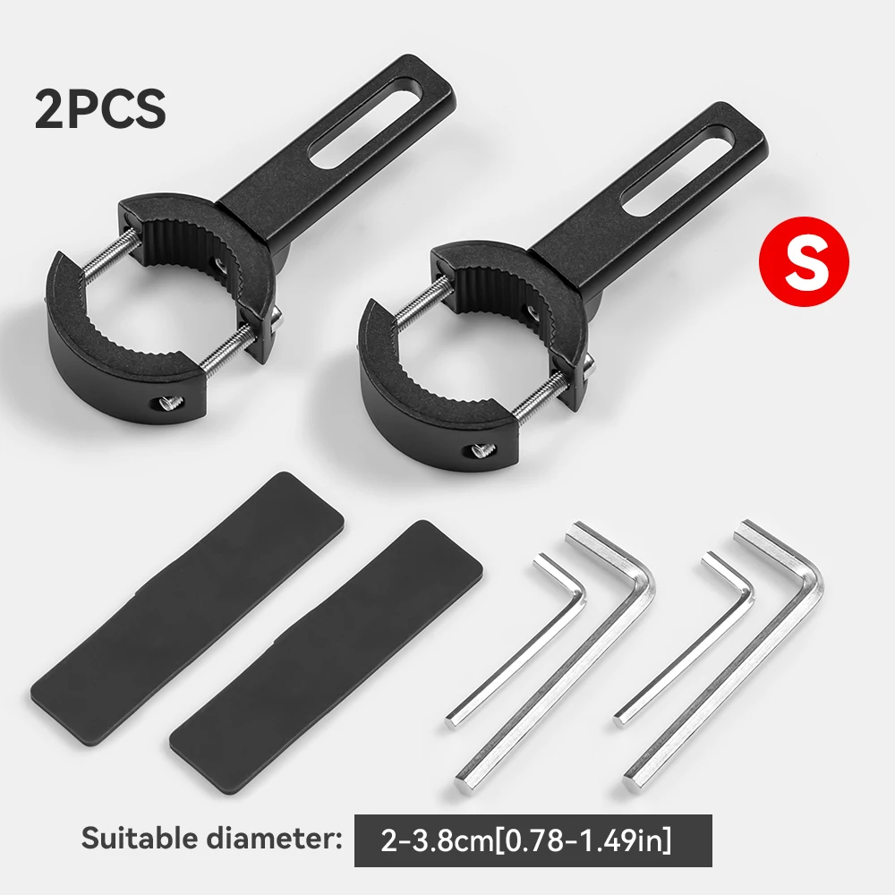 1/2PC 38mm-60mm/20mm-38mm Universal Motorrad Scheinwerfer Halterungen Gabel klemme Halterung Motorrad Wartung Zubehör