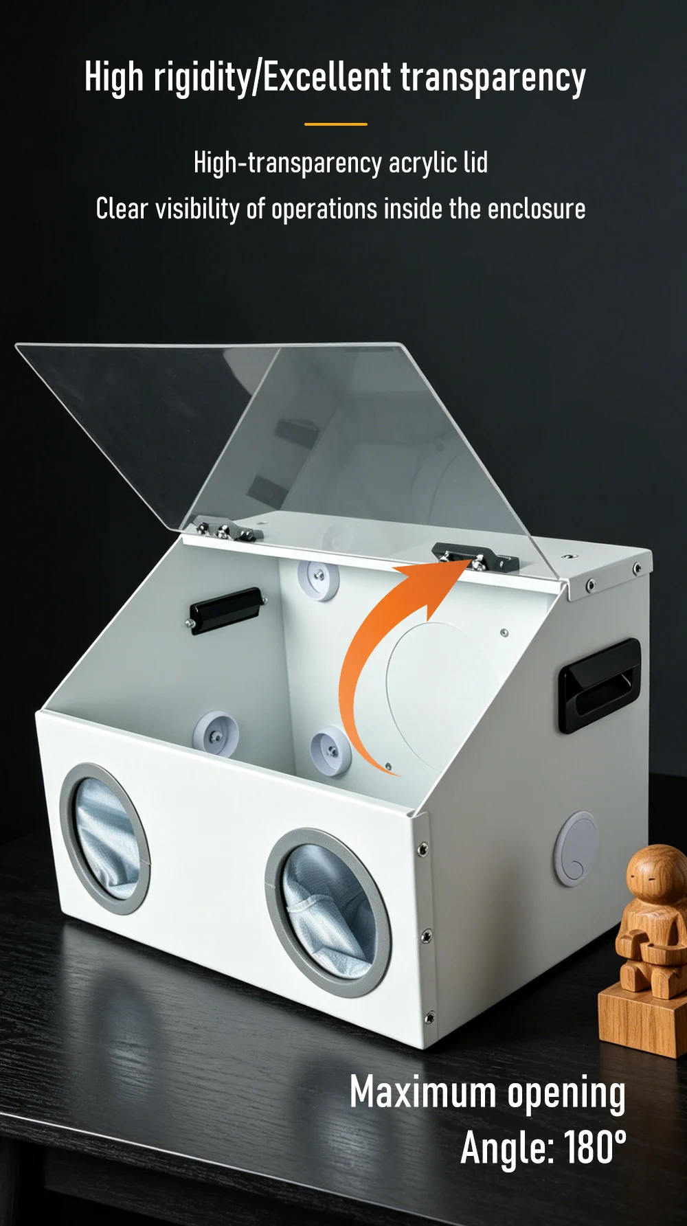 Grinding Dust Cover Portable Dust Extraction Booth Dust Collector for Table Grin