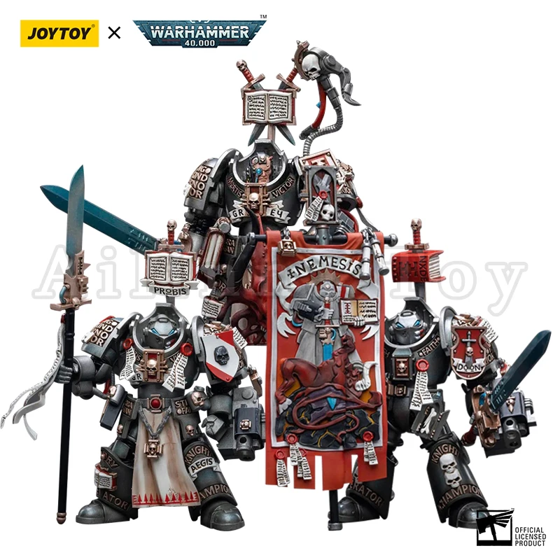 [precommande]-joytoy-1-18-figurine-d'action-40k-grey-knights-terminator-caddon-vibova-version-reedition-modele-militaire-anime
