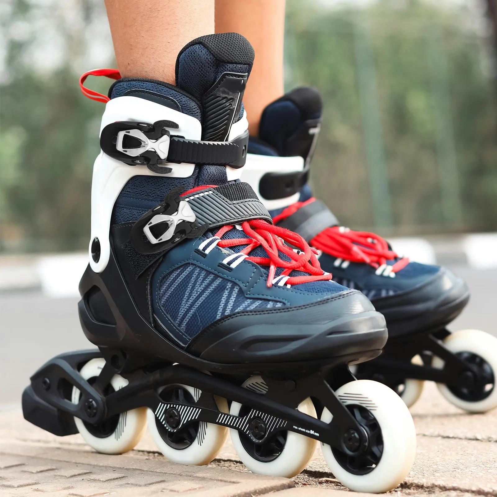 

2Pcs Inline Skate Buckle Replacement Parts Clasp for Roller Skates Easy Adjust Secure Fit All Round Support Skate Fixing Buckles