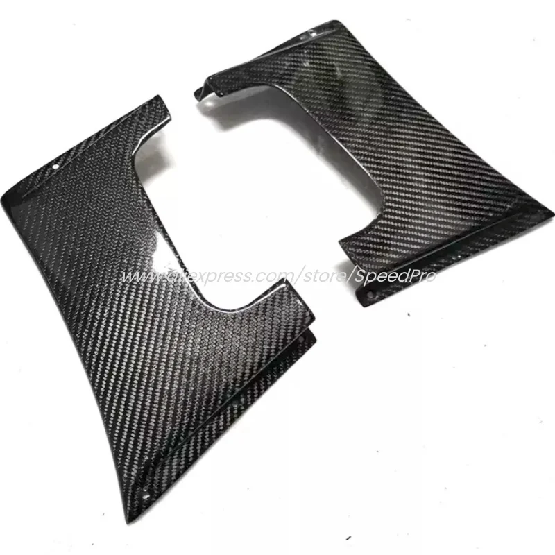 Carbon Fiber Side Fender Vent Cover For 2003-2008 Mitsubishi Lancer EVO 7 8 9