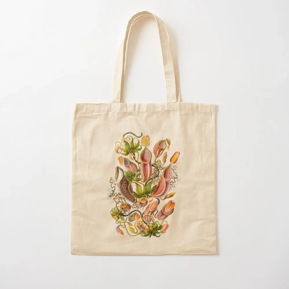 

Ernst Haeckel Nepenthaceae Pitcher Plant Tote Bag supermarket folding bag sacs de shopping Tote Bag