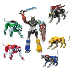 Voltron Beast król lew figurki Robot Lion zmontowany Robot mobilny zabawkowy Model kolekcja ozdoby prezenty