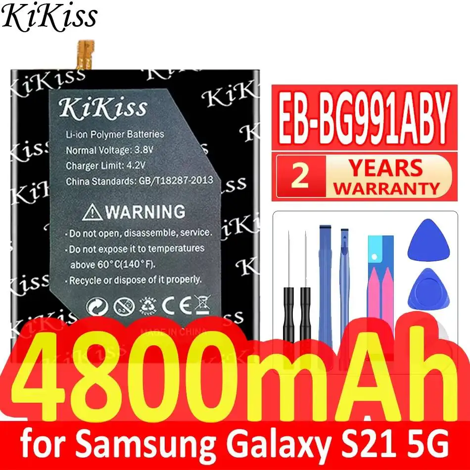 For Samsung Galaxy S21 5G SM-G991B DS G991U EB-BG991ABY 4800Mah Mobile Phone Battery Stable