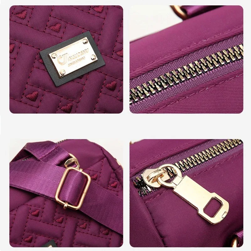 حقيبة كروس نسائية خفيفة الوزن من قماش أكسفورد ذات سعة كبيرة ومتعددة الوظائف وحقيبة كتف للسيدات #3