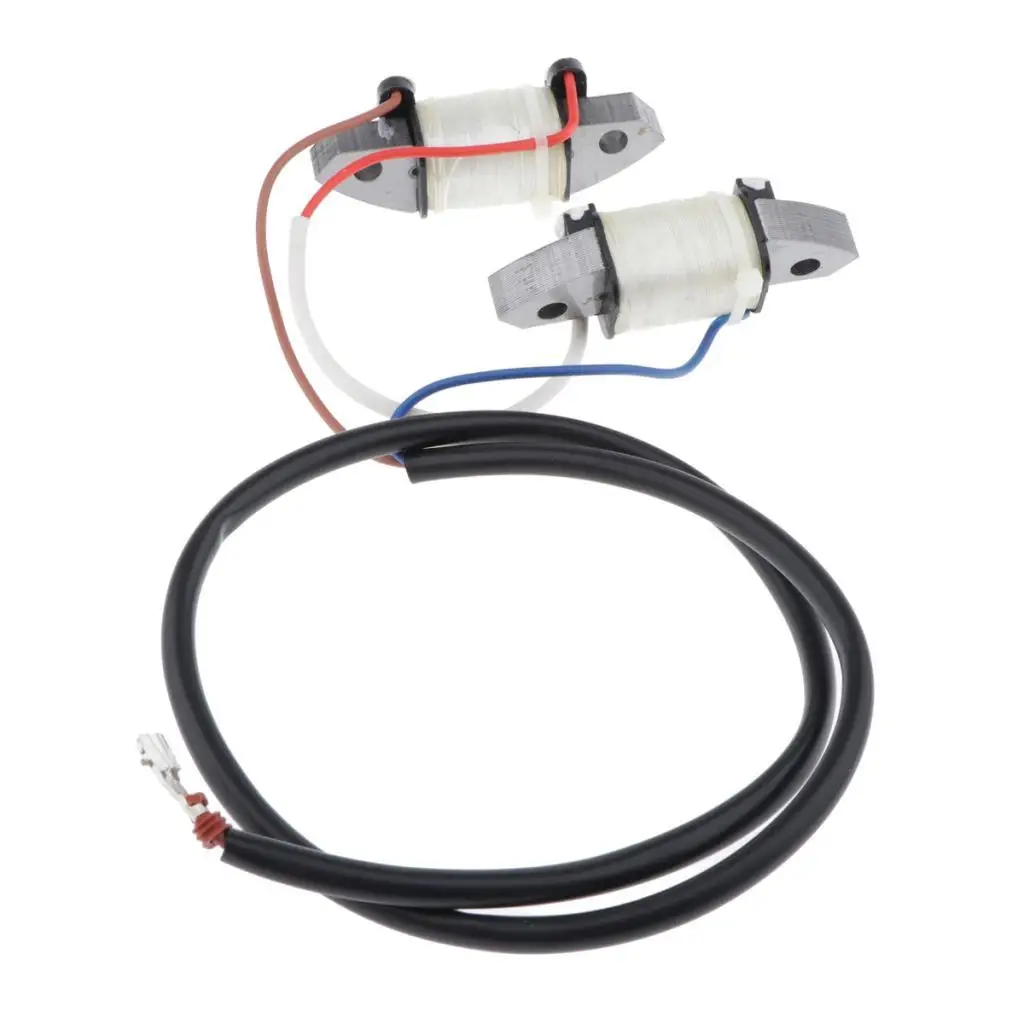 Marine Outboard Charging Coil Sturdy Metal Component for Yamaha 40F Electric Starter Kit Compatible