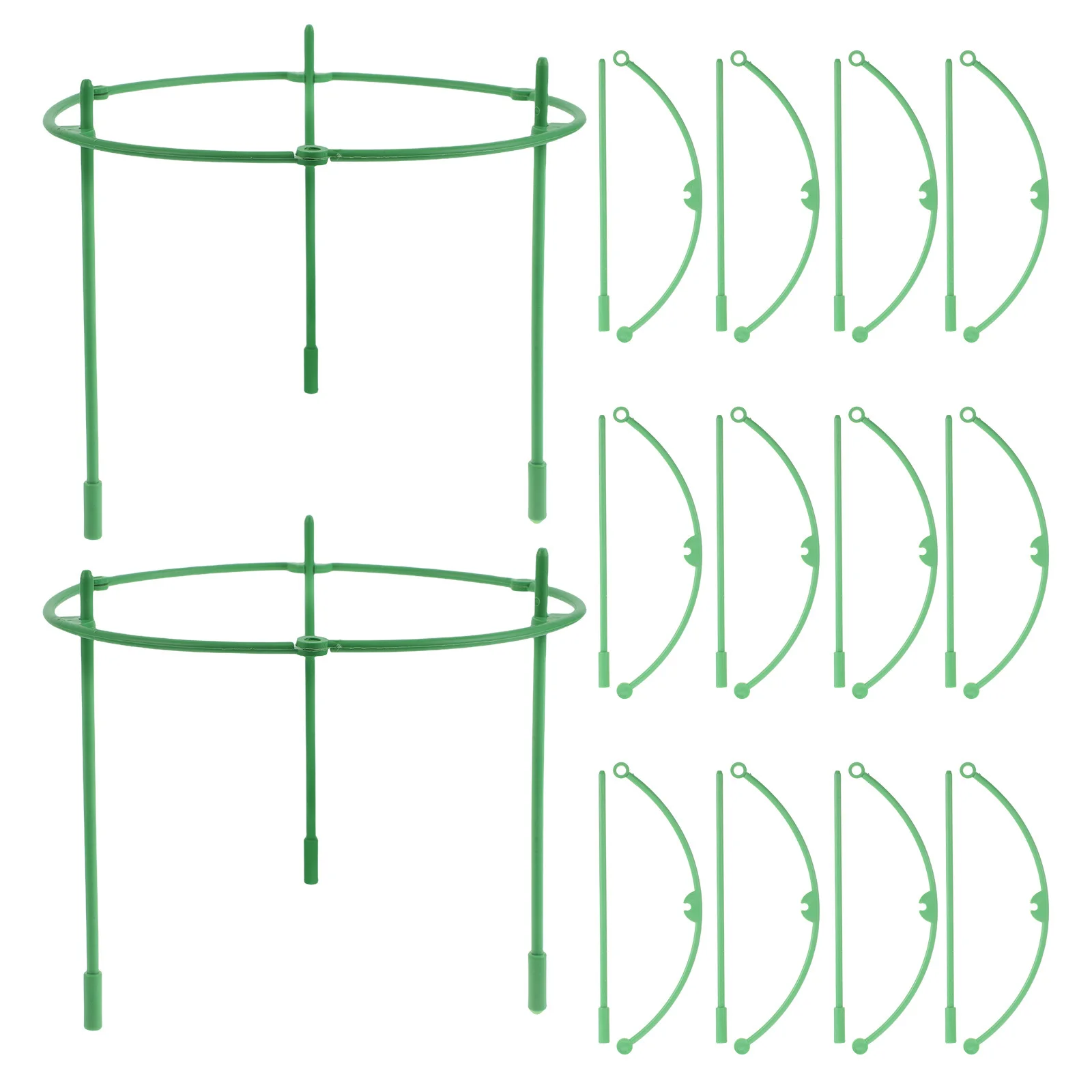 

20Pcs Garden Trellis Plastic Climbing Plants Support Adjustable Frame for Outdoor Indoor Vines Tomatoes Orchids