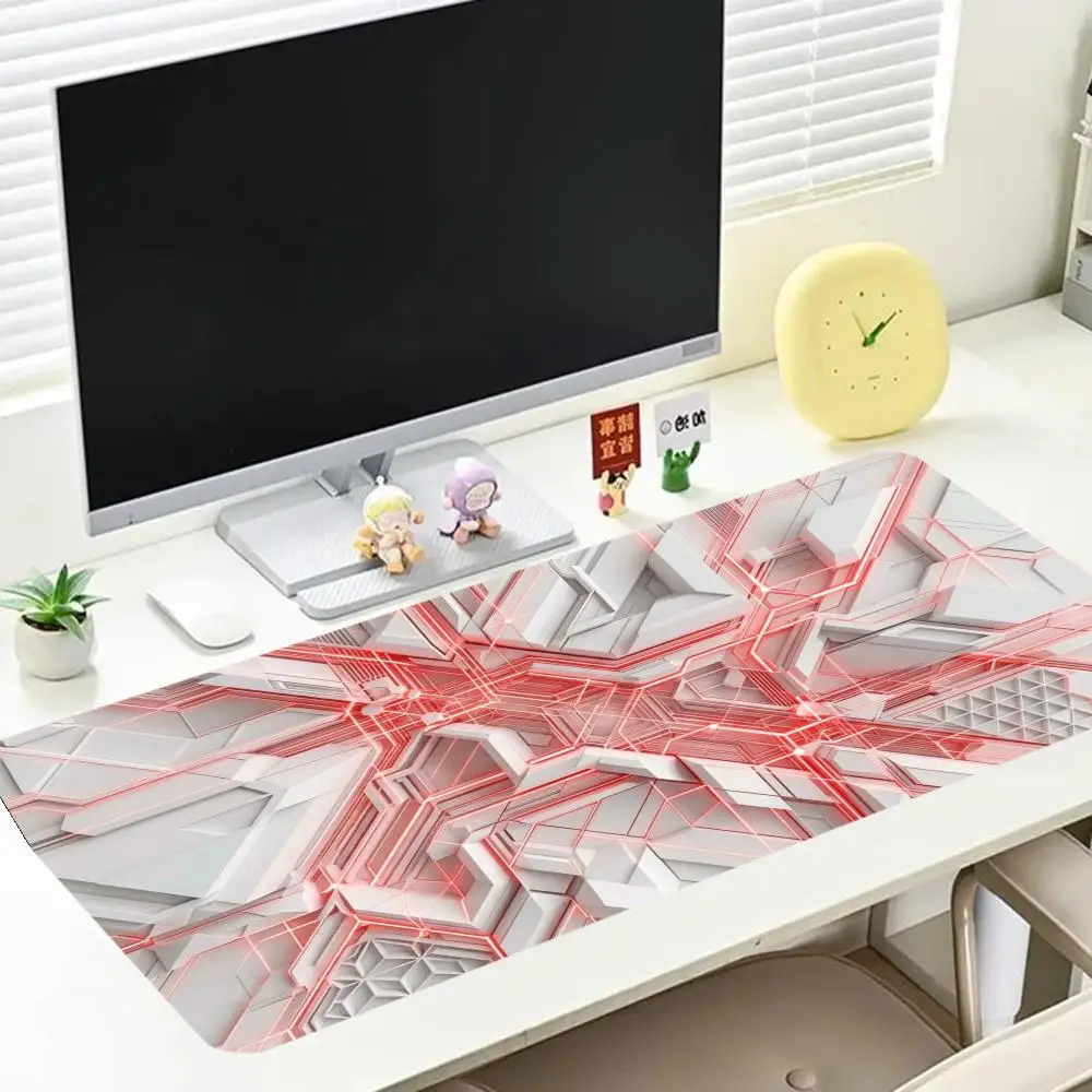 Golden Leaf Playmat Delicate Gilded Foliage Gentle Tone Art Mouse Pads For Laptop And Game Workspace