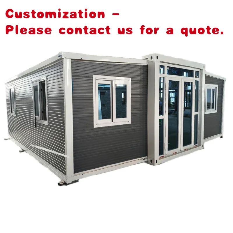 

На заказ.Новый расширяемый контейнерный дом 20/30/40 футов, водонепроницаемая сборная кабина, готовая к использованию на открытом воздухе, изготовленная из стали и сэндвич-панели.