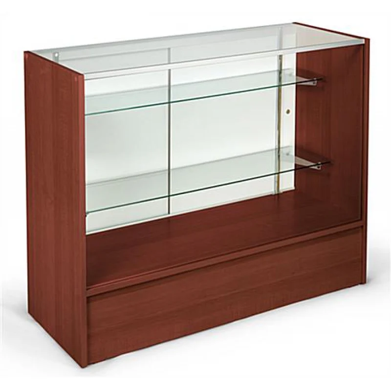 Display completo in vetro personalizzato.