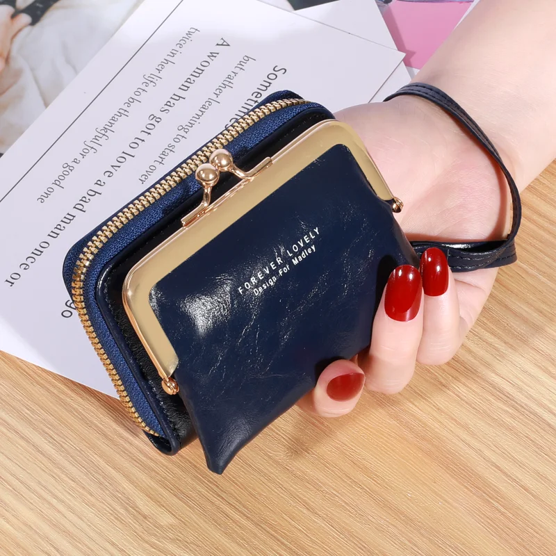 New Fashion Brand Card Wallet Small Wallet For Women Leather Card Holder Purse for Women