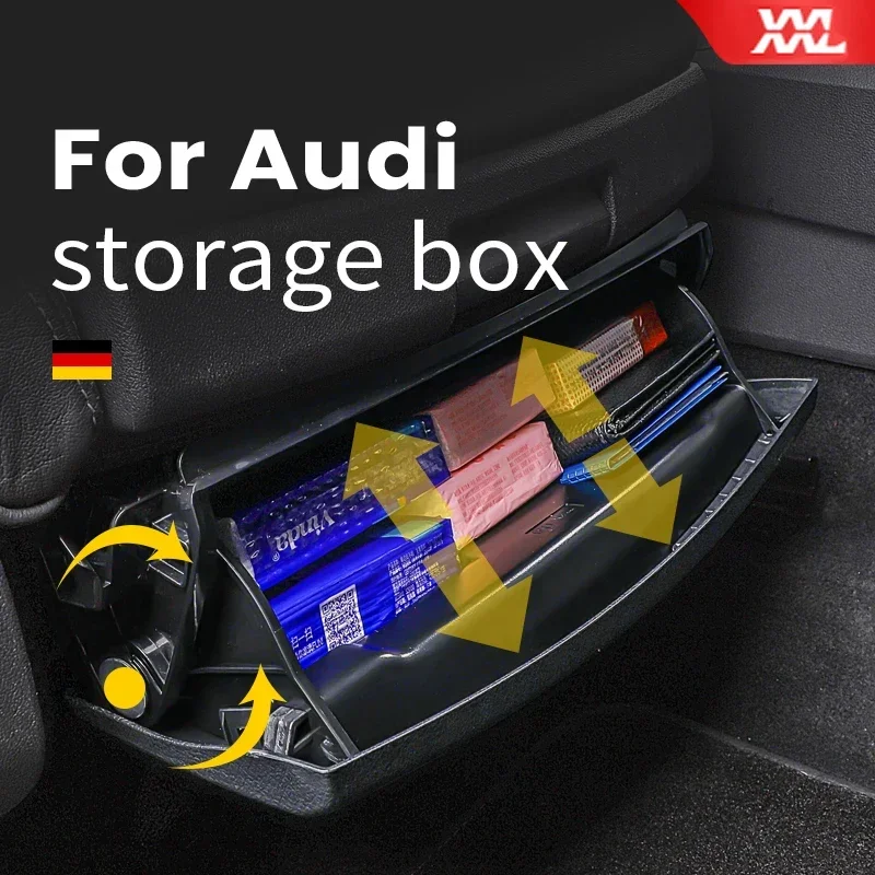 

For Audi A3 8Y A4 A5 A6L A7 Sportback Limousine Concealed Storage Box Under The Car Seat Storage Accessories