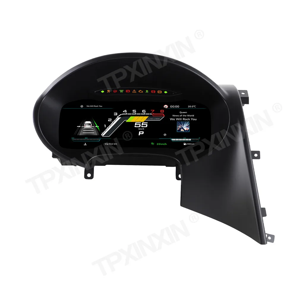 

Автомобильный цифровой комплект приборов для Volkswagen SEAT Leon 2009-2012, виртуальный кабин, спидометр, приборная панель, головное устройство, автоматический измеритель QLED