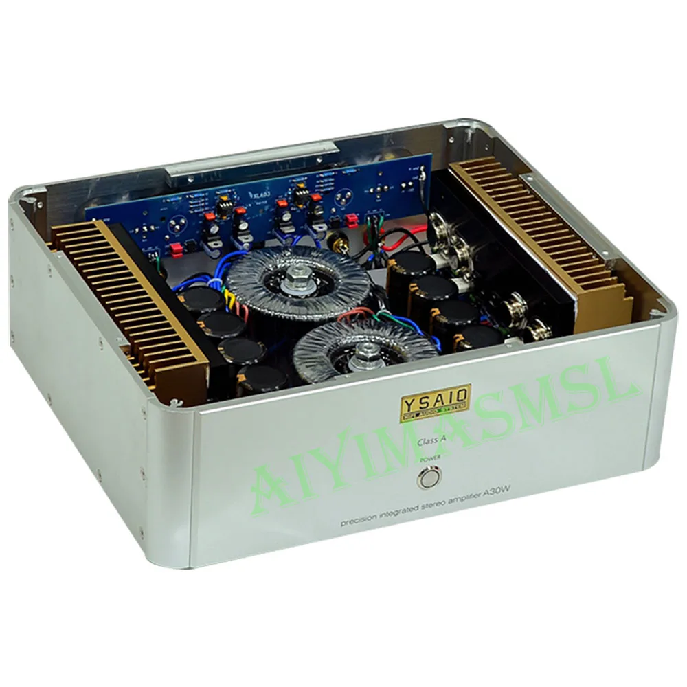 AIYIMA SMSL  HiFi Class A Power Amplifier Balanced RCA Input 2.0 30W J103 K246 Tube whole Discrete circuits Rear Amplifier Audio